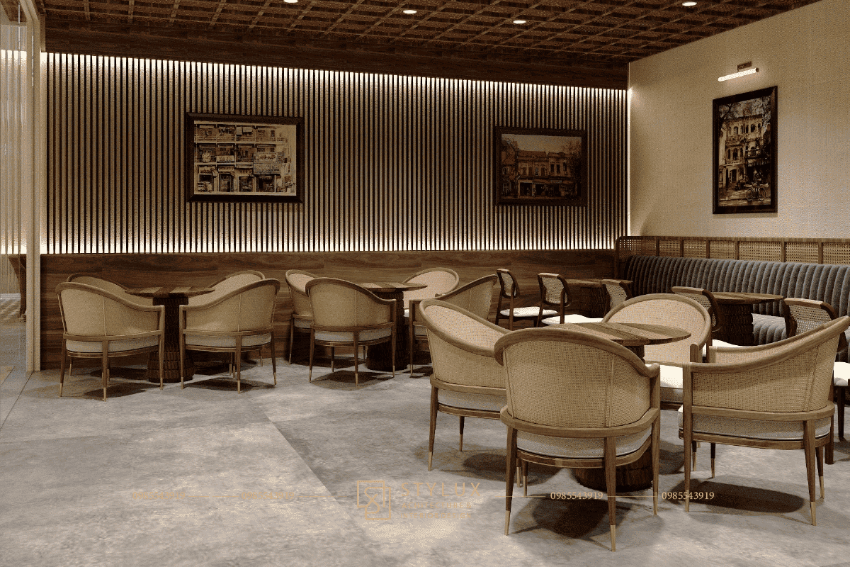 Thiết kế, thi công quán cafe
